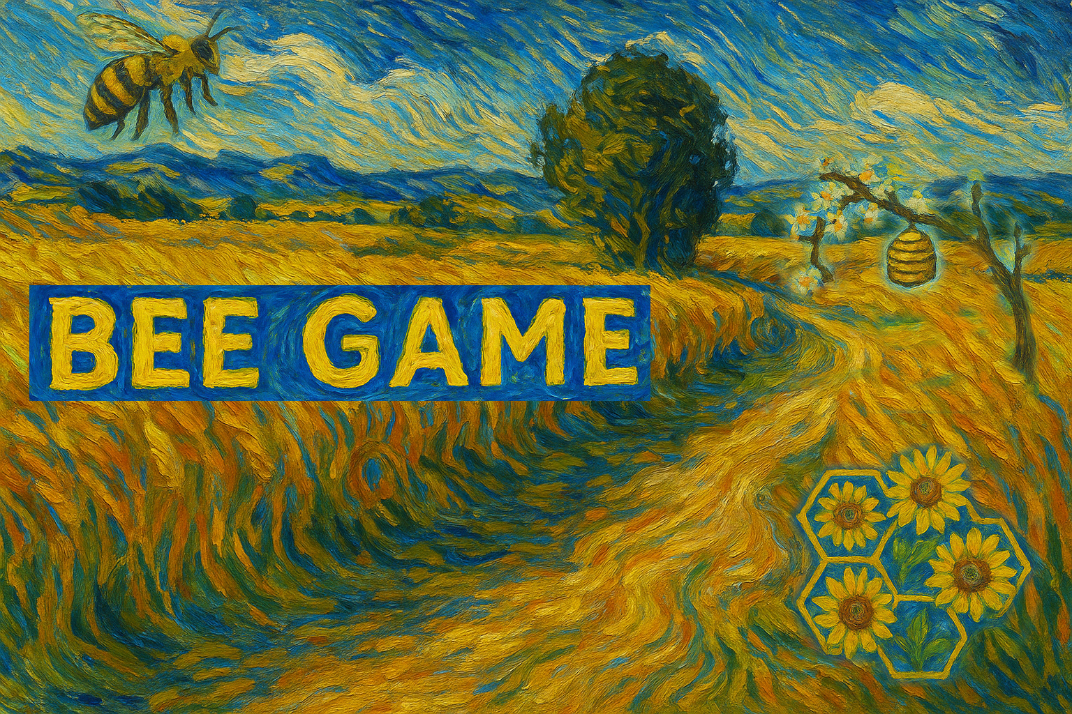 BEE GAME splash screen